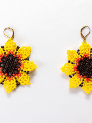 Aretes Girasol | Mostacilla