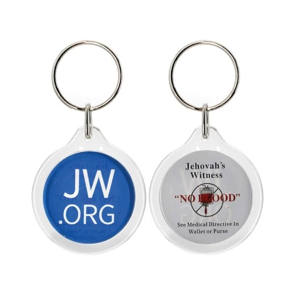 Llavero de doble cara sin sangre, paquete de 20 piezas