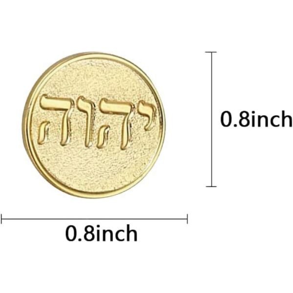 Pin de solapa redondo oro testigo de Jehová trajes para mujeres u hombres