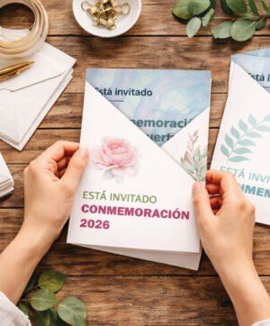 Sobres para invitación a la CONMEMORACIÓN 2026