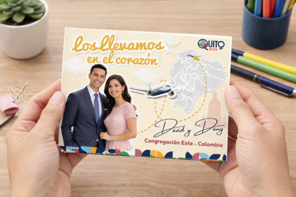 postal Imantado Convención Internacional 2026 Felices para siempre | PDF Personalizable