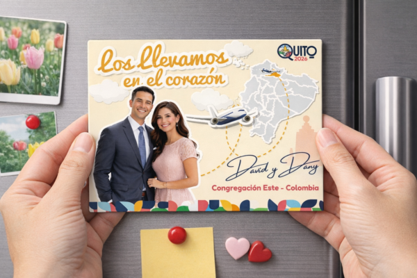 tarjeta Convención internacional 2026 felices para siempre