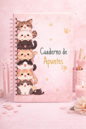 cuaderno para apuntes de las reuniones