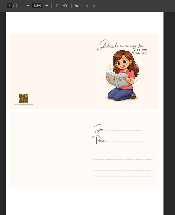 Tarjeta de Ánimo | Jehová te conoce bien