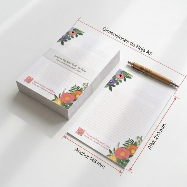 carta flores 2 Hojas de carta para la predicación | Diseño floral Descarga PDF
